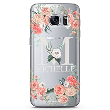 Samsung Galaxy S6 Edge TPU Custom Case - Monogram Name