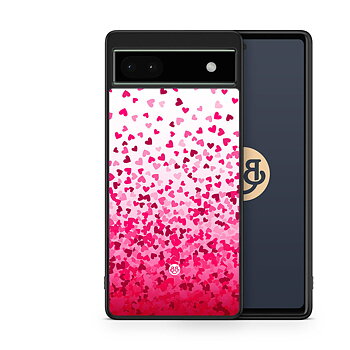 Google Pixel 6a Skal - Hjärtkonfetti