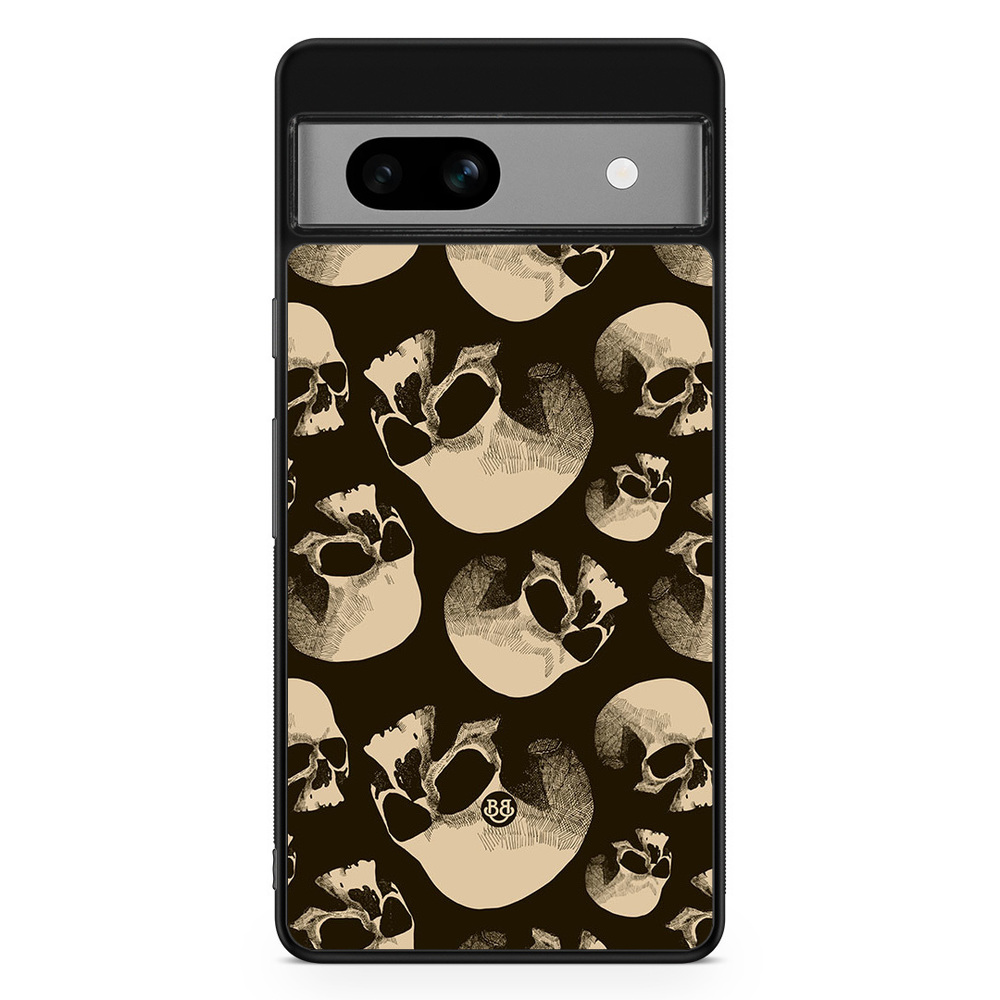Google Pixel 7a Case - Skull Pattern