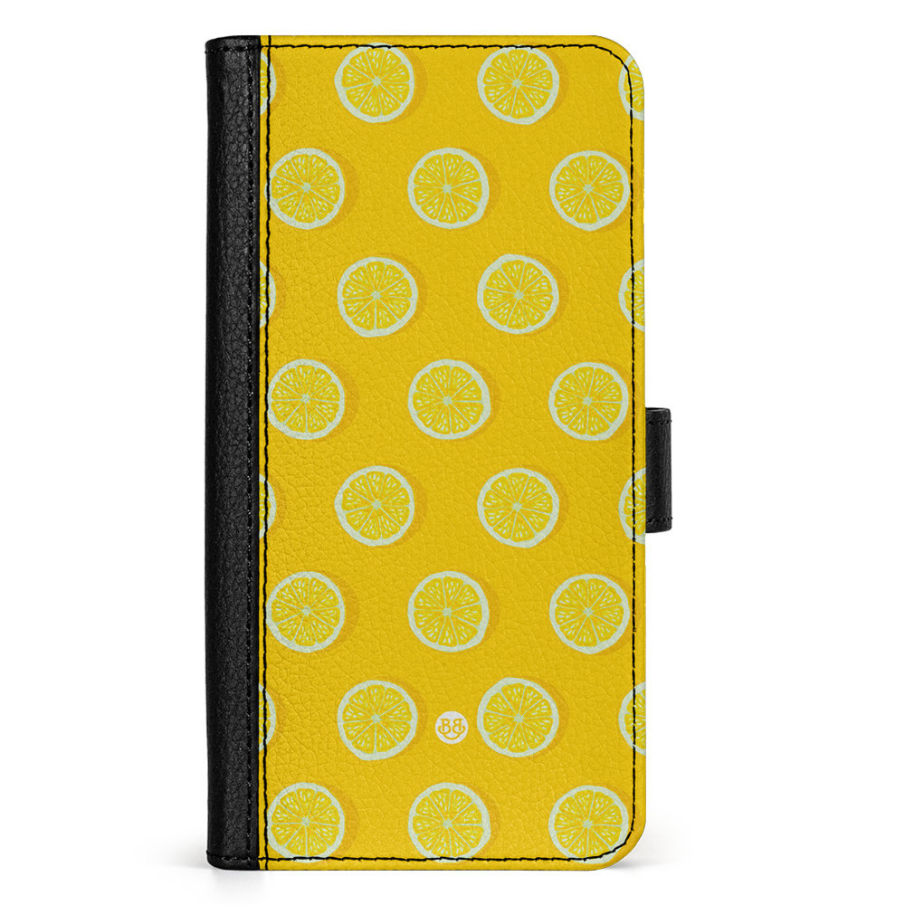 Samsung Galaxy A36 Wallet Case - Lemon Pattern