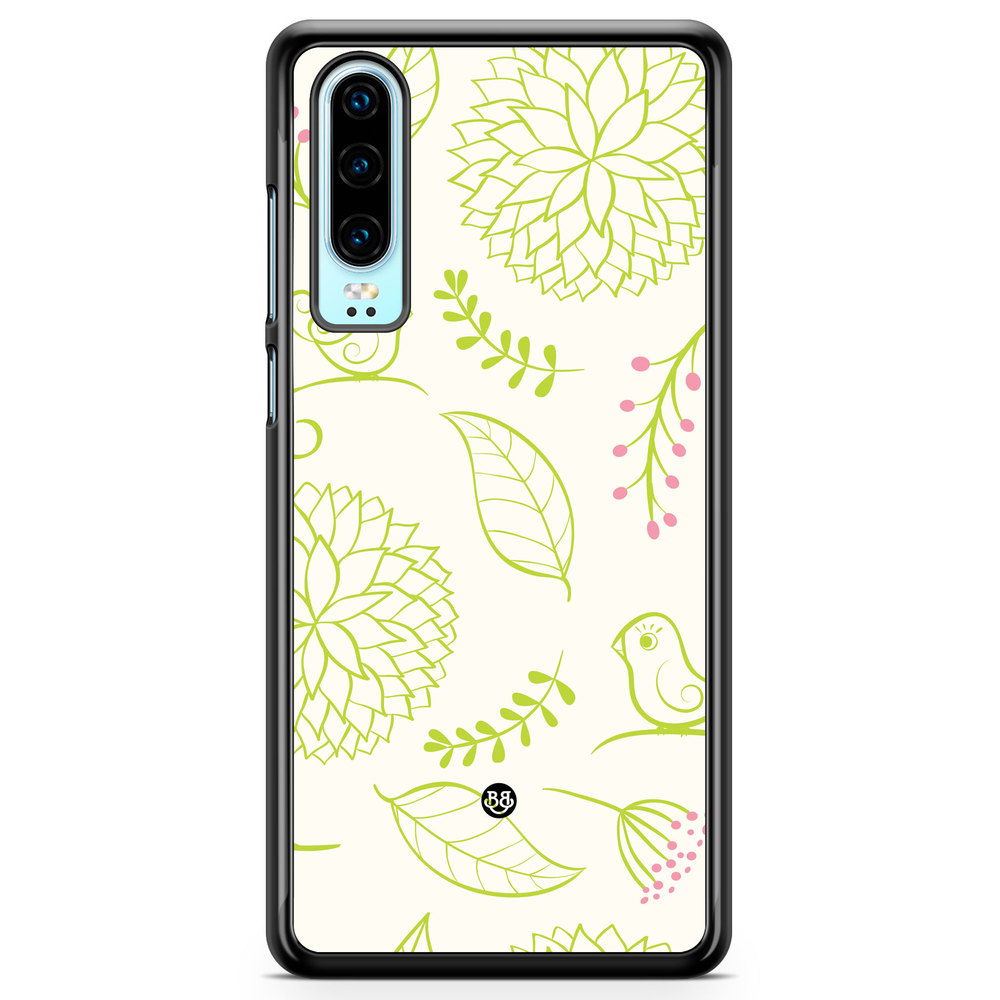 Huawei P30 Case - Green Floral