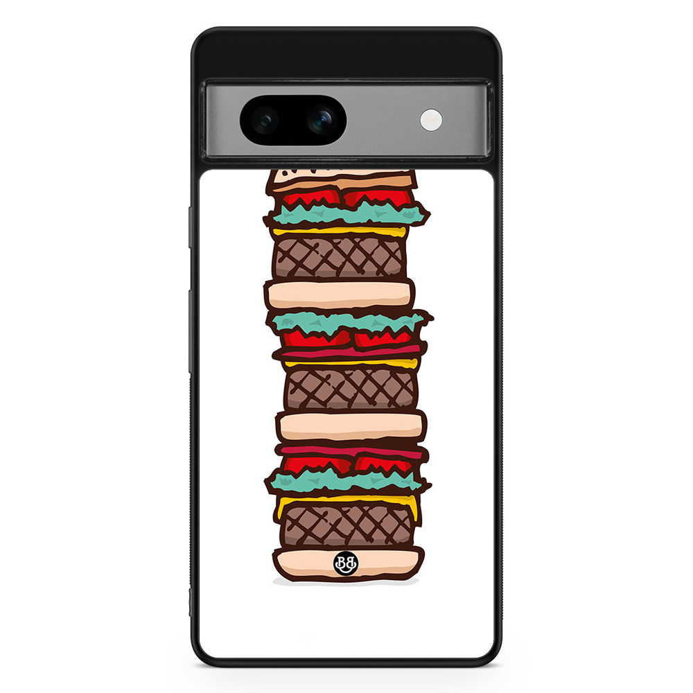 Google Pixel 7a Case - Gigantisk Hamburgare