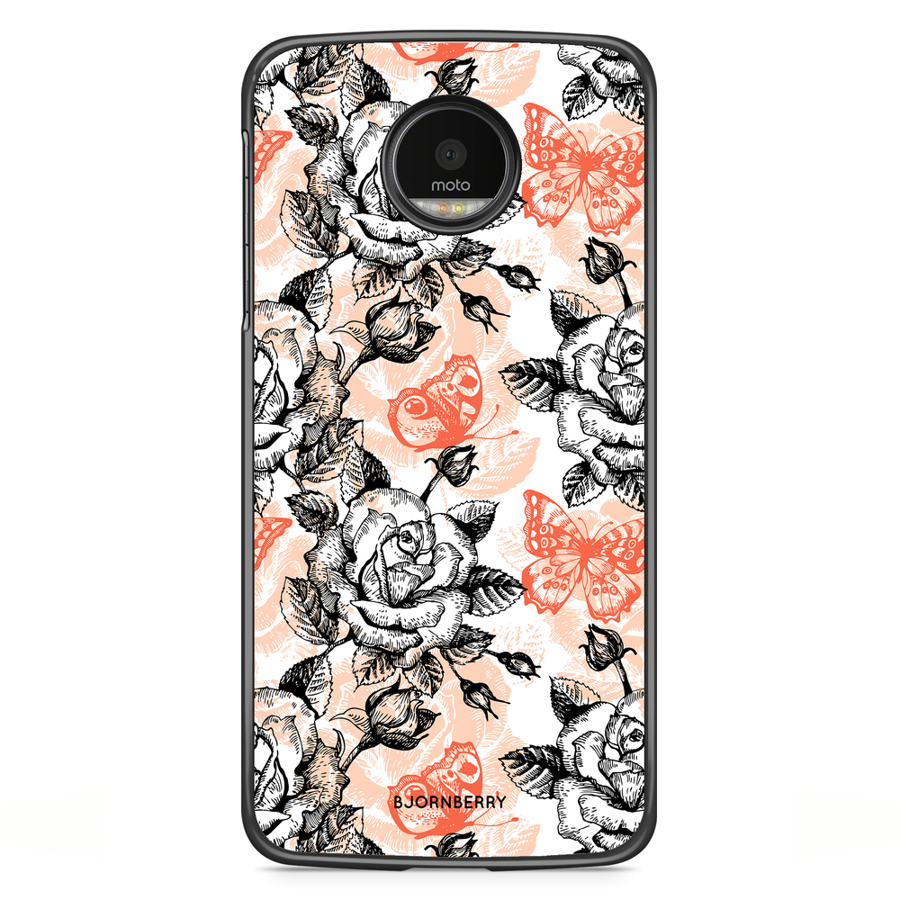 Motorola Moto G5S Plus Case - Roses & Butterflies