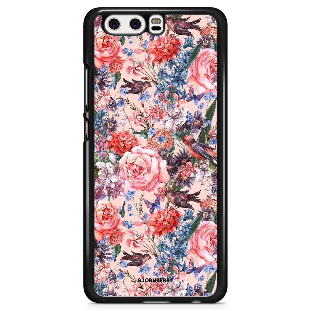 Huawei P10 Plus Case - Birds & Flowers