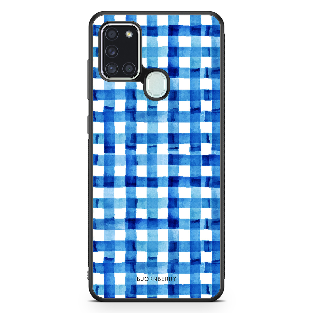 Samsung Galaxy A21s Case - Blue Stripes