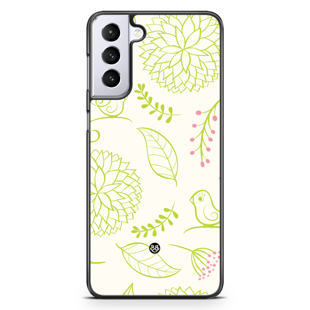 Samsung Galaxy S21 Plus Case - Green Floral