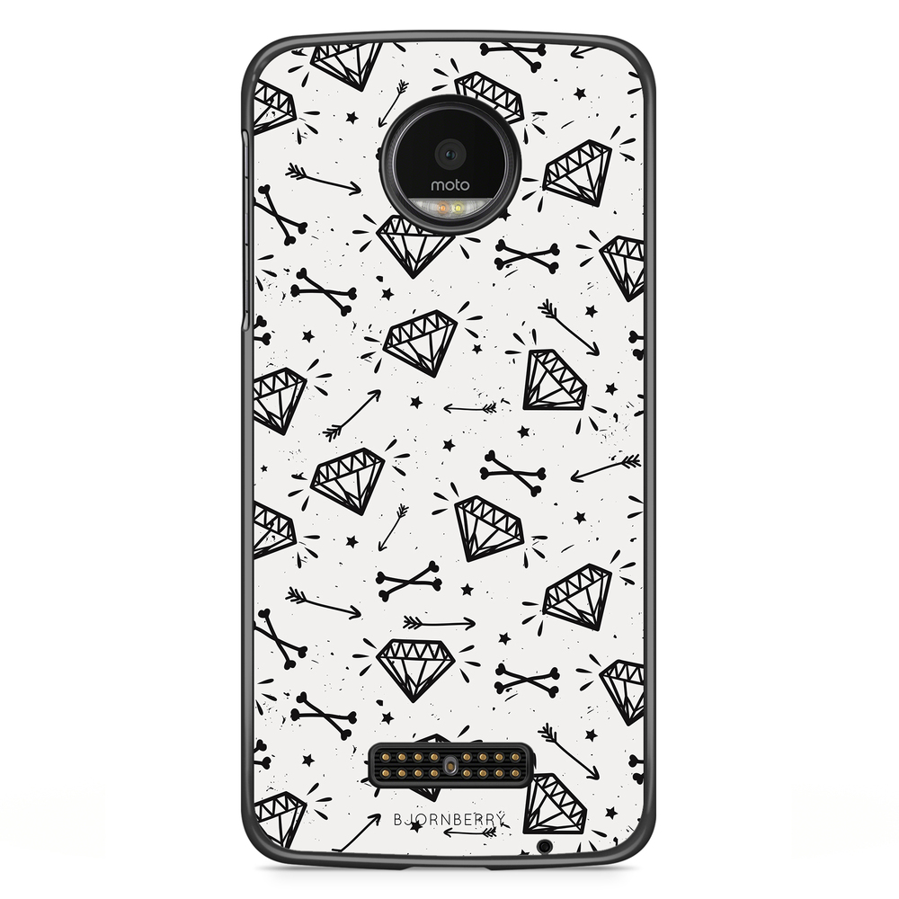 Moto Z2 Play Case - Diamond Pattern