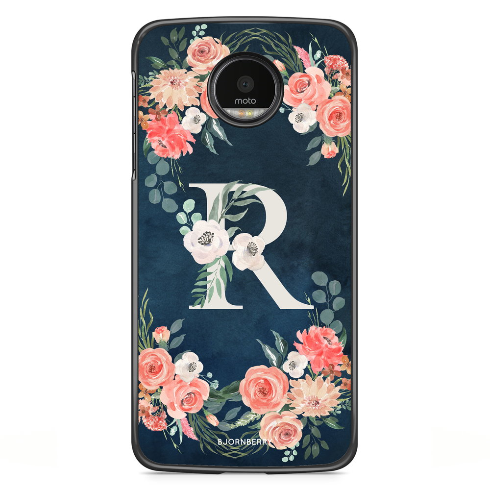 Motorola Moto G5S Plus Skal - Monogram R