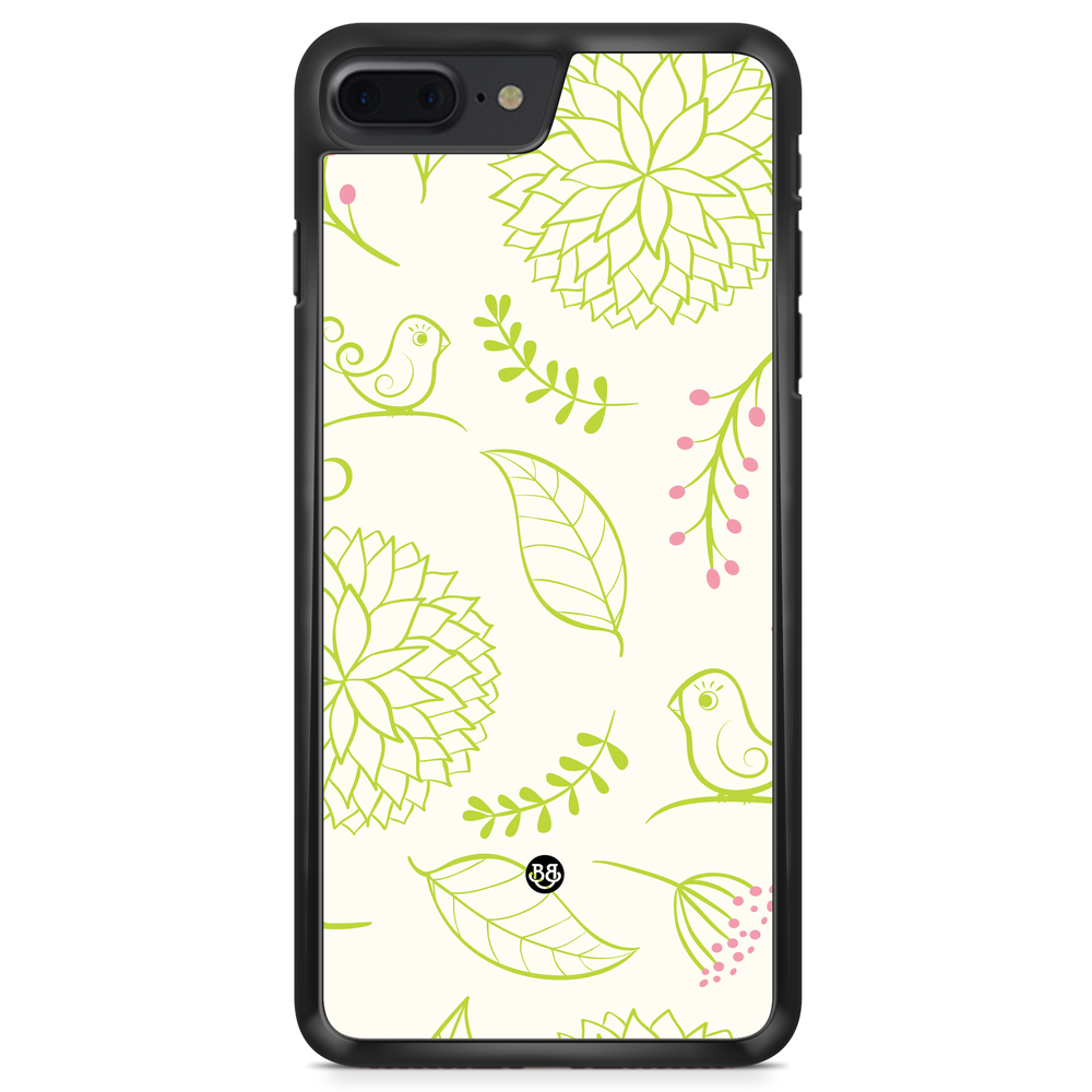 iPhone 8 Plus Case - Green Floral