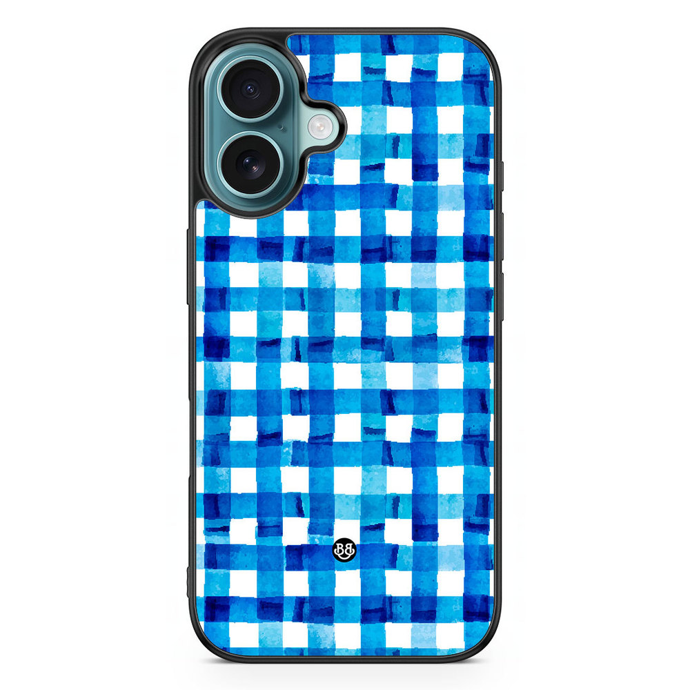 iPhone 16 Case - Blue Stripes