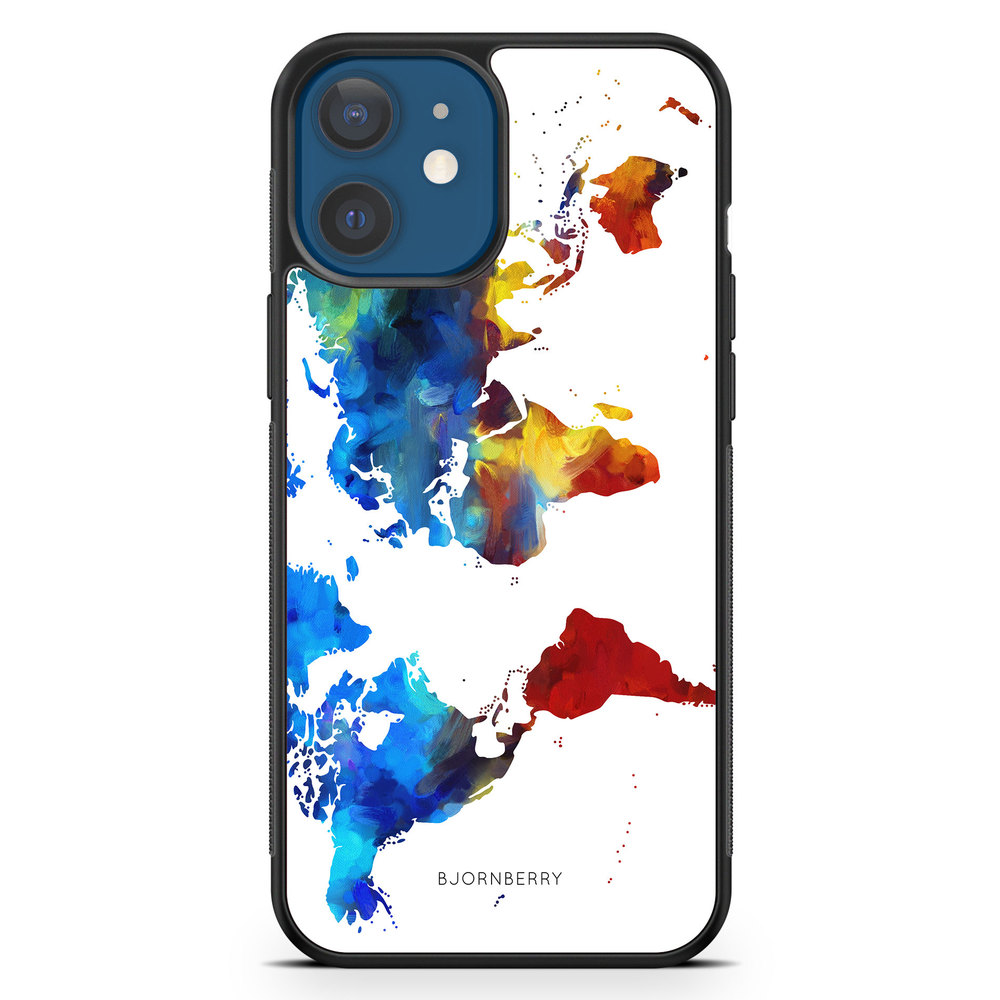 iPhone 12 Mini Case - World Map