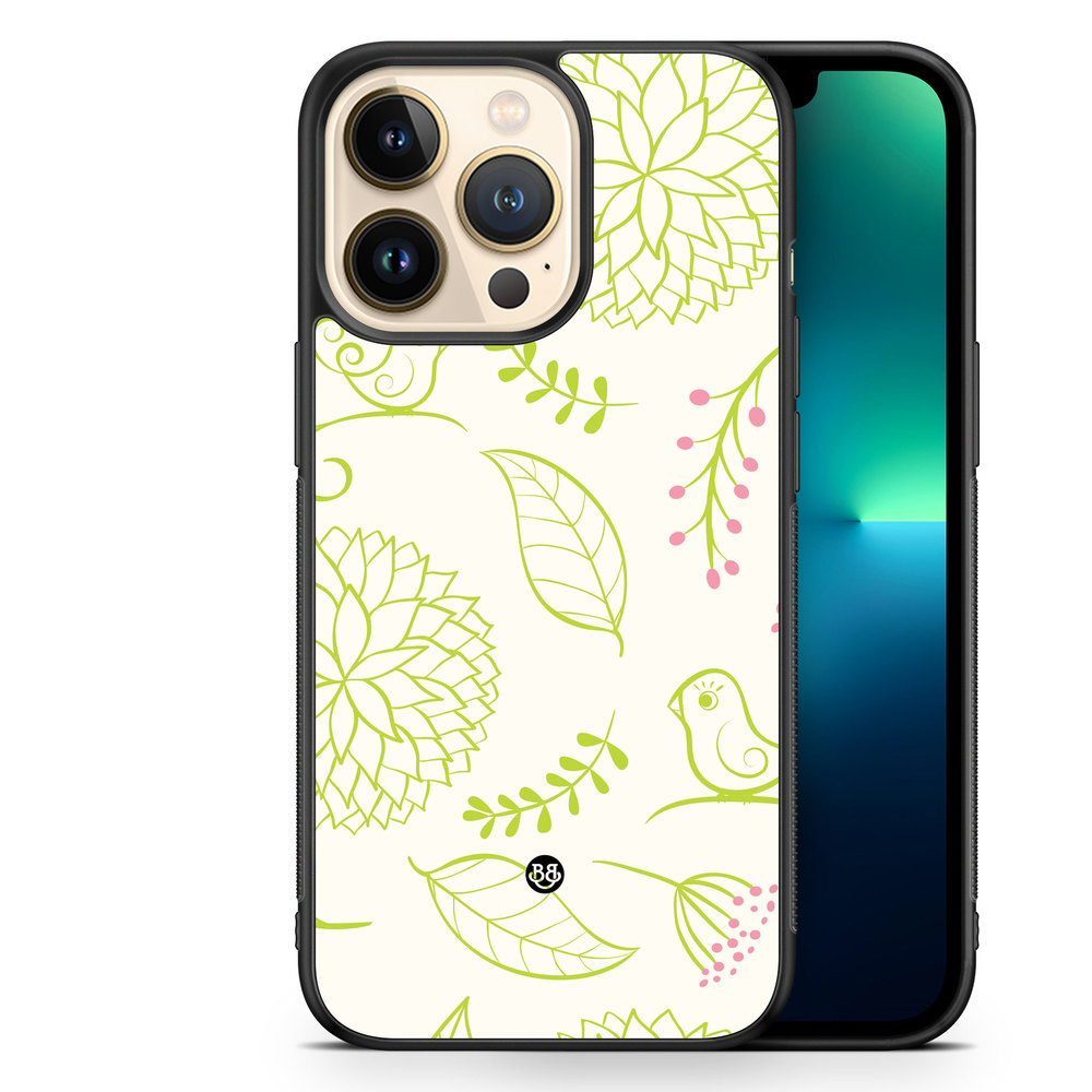 iPhone 13 Pro Case - Green Floral
