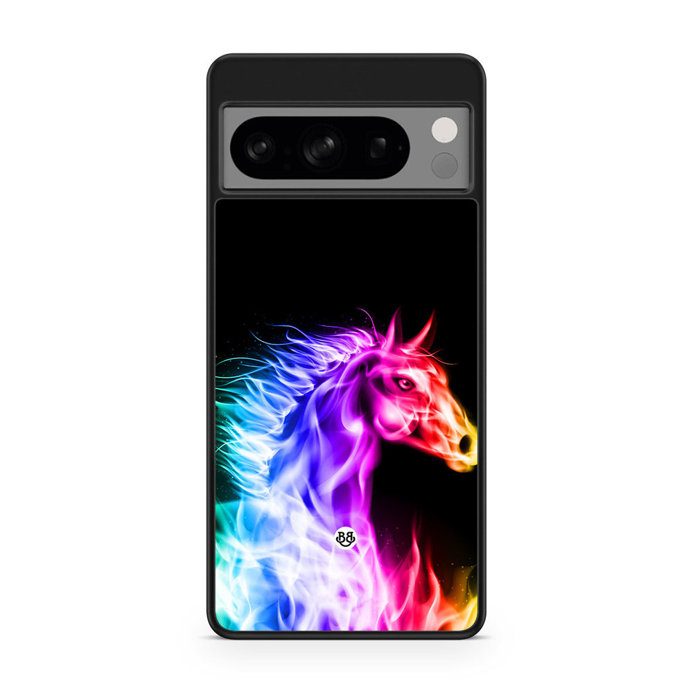 Google Pixel 8 Pro Case - Flames Horse