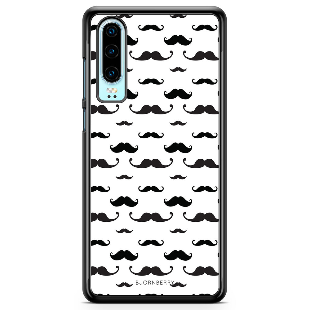 Huawei P30 Case - Mustache Pattern
