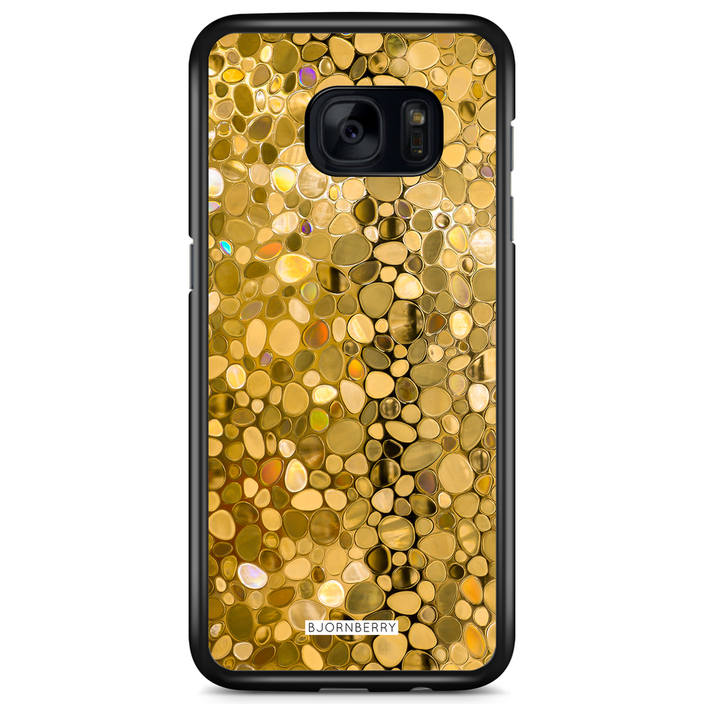 Samsung Galaxy S7 Case - Stained Glass Gold