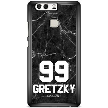 Huawei P9 Case Custom - Black Marble Number