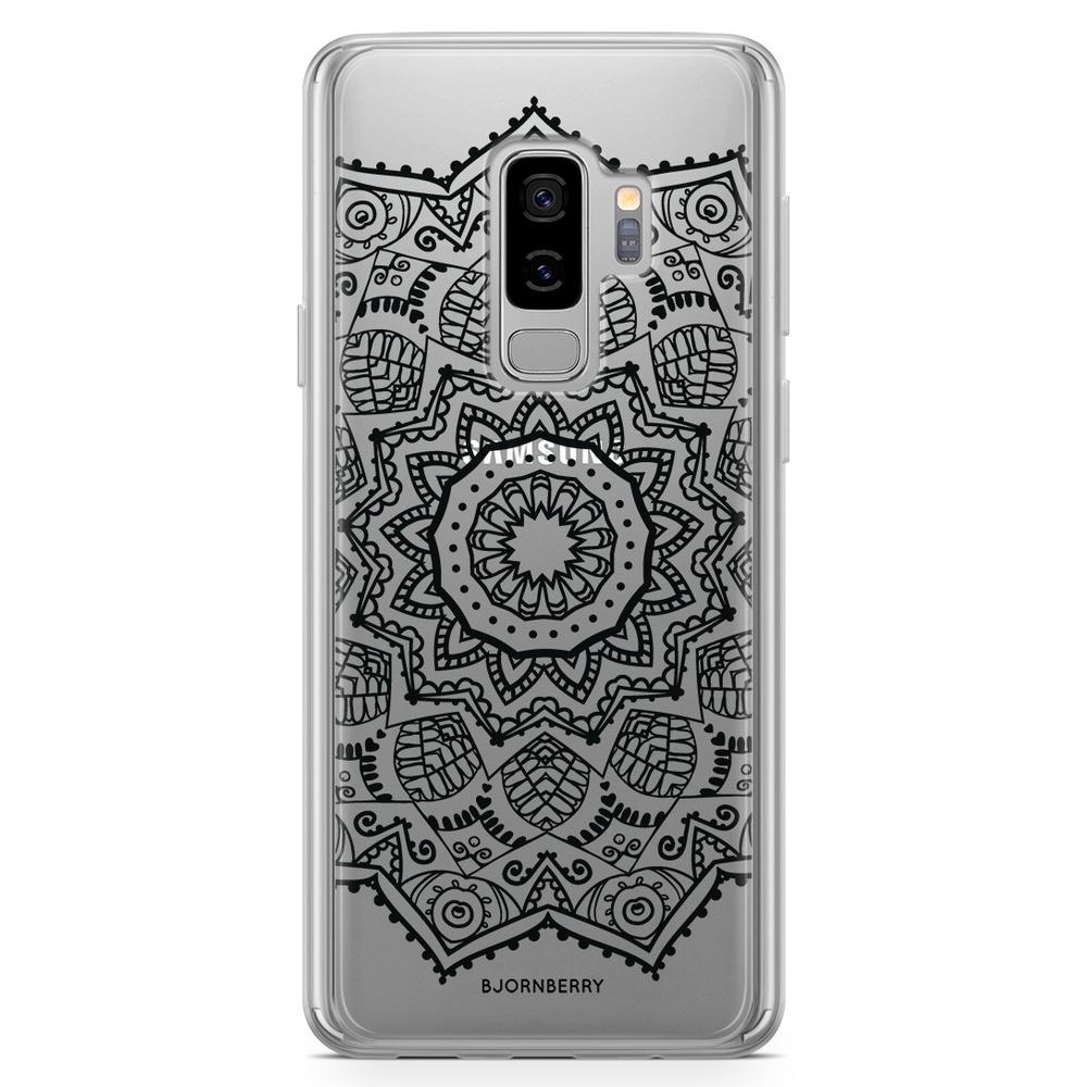 Samsung Galaxy S9 Plus Fashion Case - Black Mandala