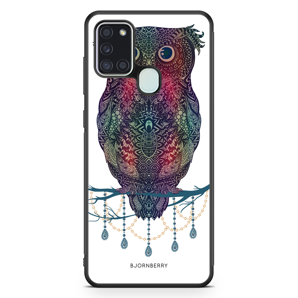 Samsung Galaxy A21s Case - Mandala Owl
