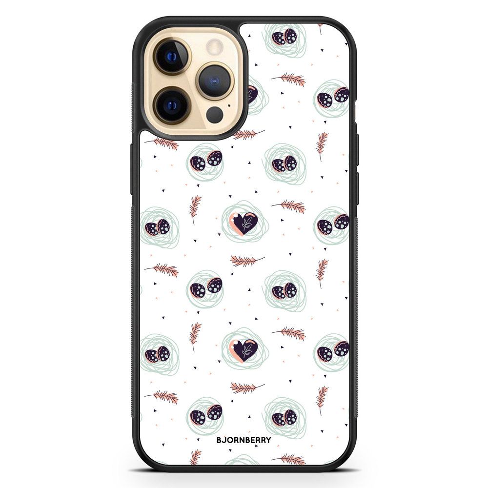 iPhone 12 Pro Max Case - Eggs and Hearts