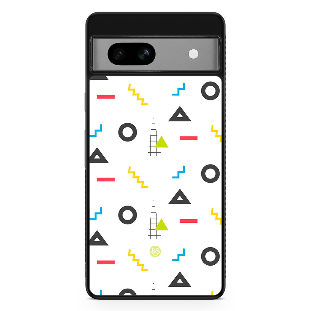 Google Pixel 7a Case - 80s Pattern