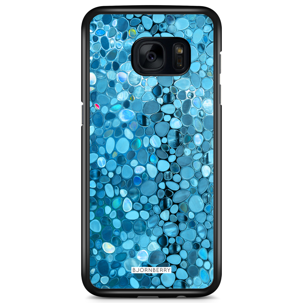 Samsung Galaxy S7 Case - Stained Glass Blue
