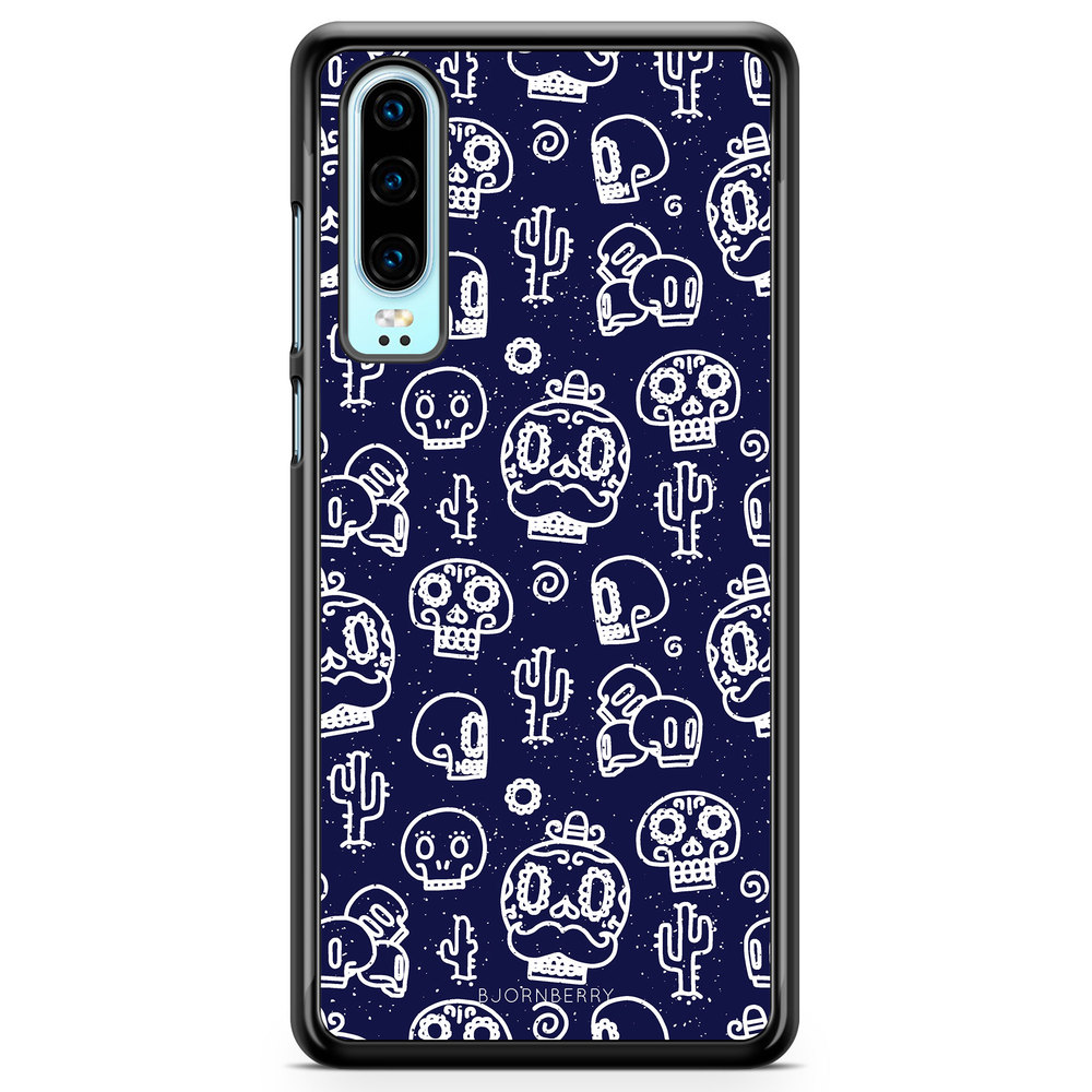 Huawei P30 Case - Oldschool Skulls