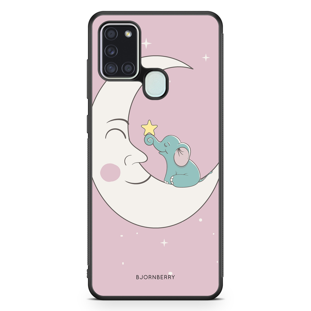 Samsung Galaxy A21s Case - Elephant Moon