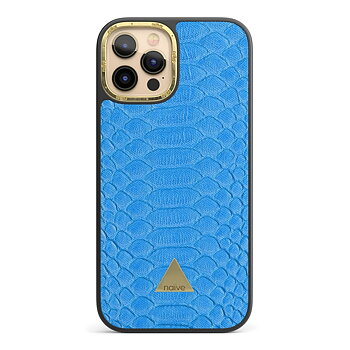 Naive iPhone 12 Pro Case - Indigo Snake