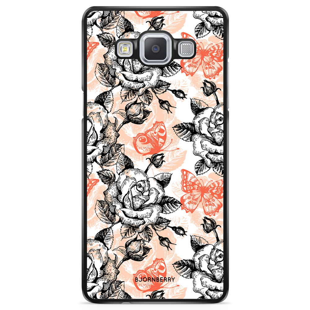 Samsung Galaxy A5 (2015) Case - Roses & Butterflies