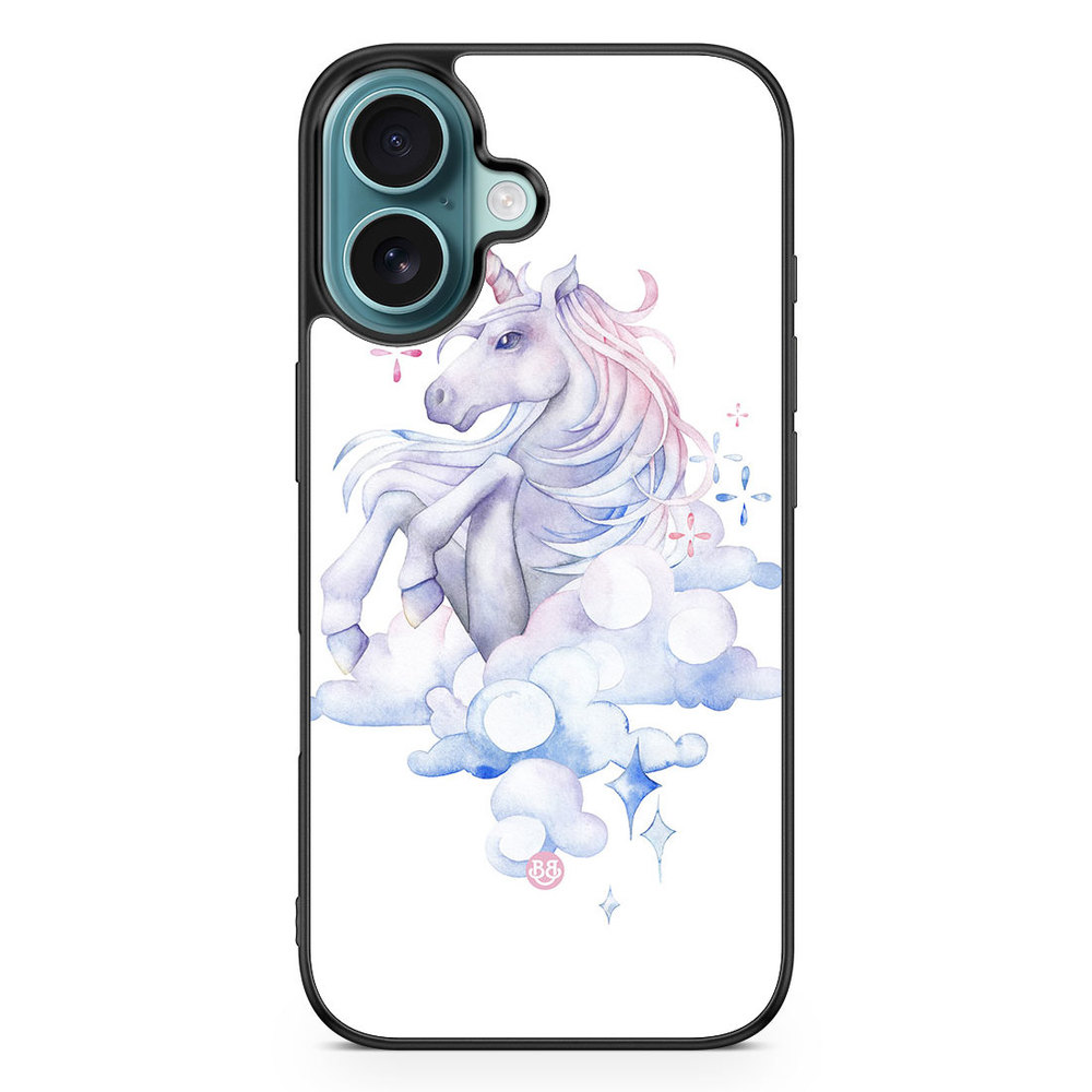 iPhone 16 Case - Watercolor Unicorn