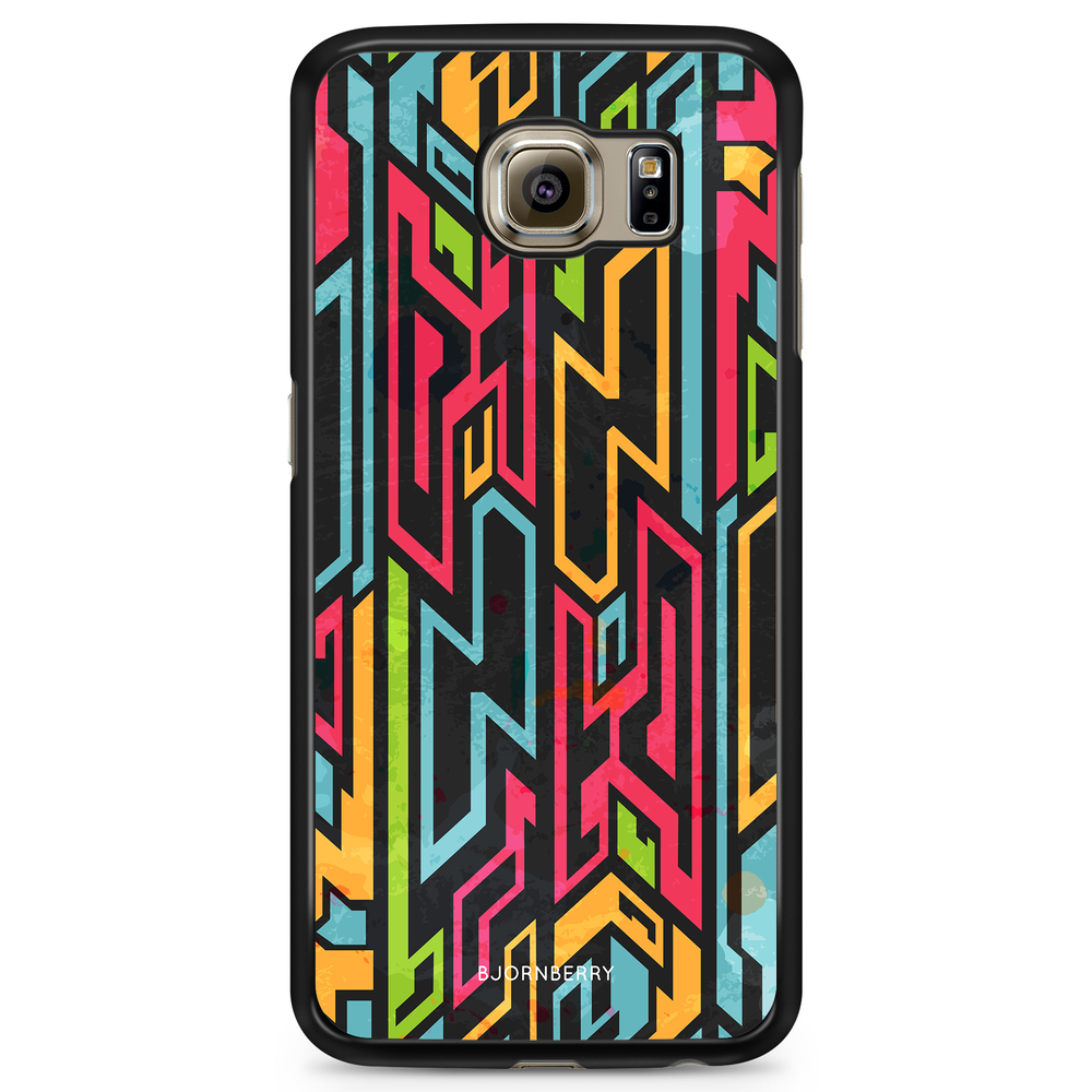 Samsung Galaxy S6 Edge Case - Colored Tribal