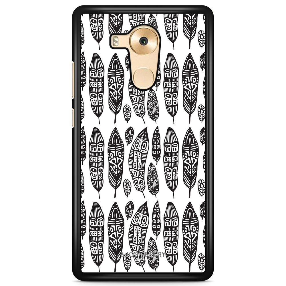 Huawei Mate 9 Pro Case - Vintage Feathers