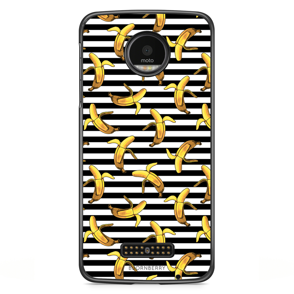 Moto Z2 Play Case - Banana Pattern