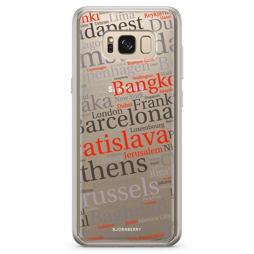 Samsung Galaxy S8 Plus Fashion Case - City Names