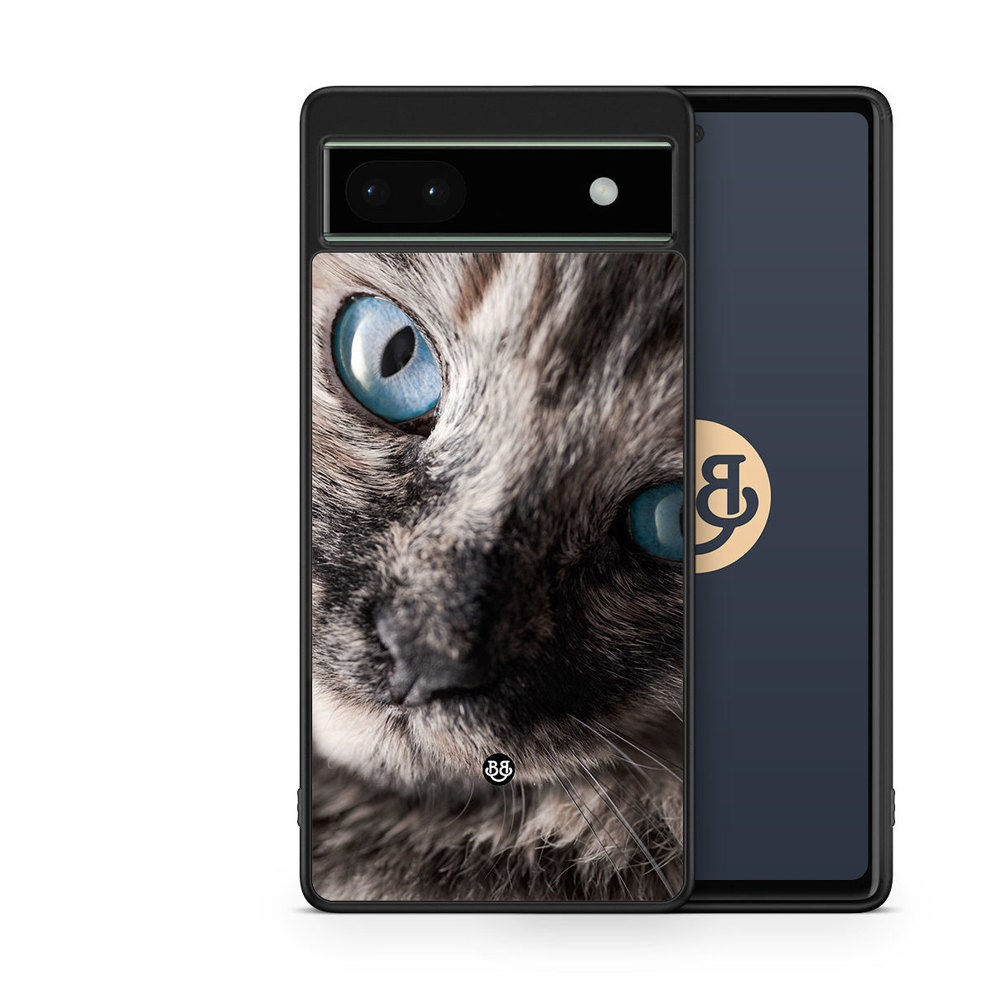Google Pixel 6a Case - Cat Blue Eyes
