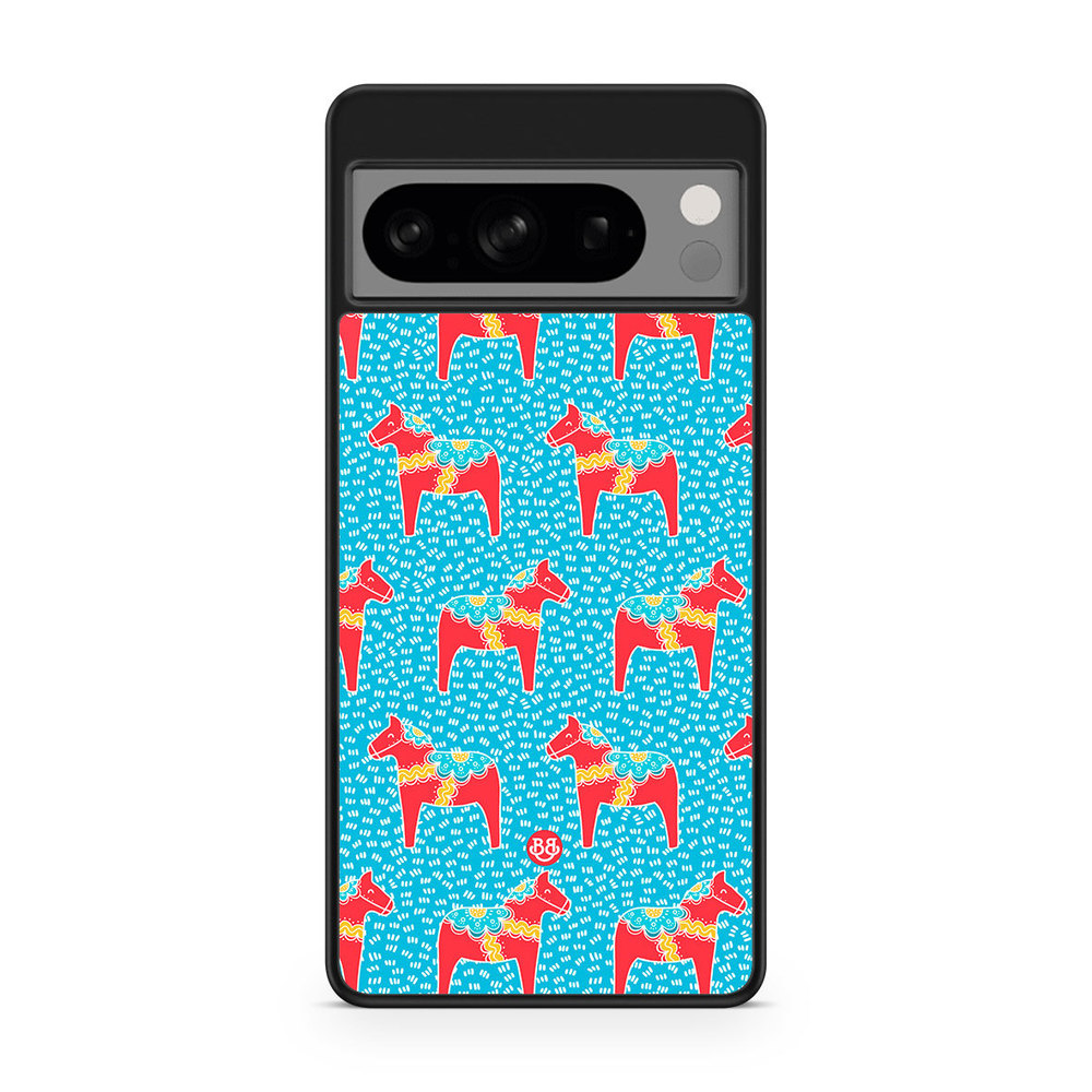 Google Pixel 8 Pro Case - Dala horse Pattern