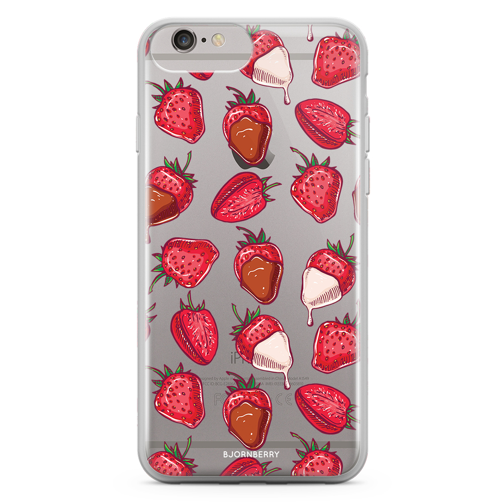 iPhone 6 Plus/6s Plus Fashion Skal - Strawberry Chocolate
