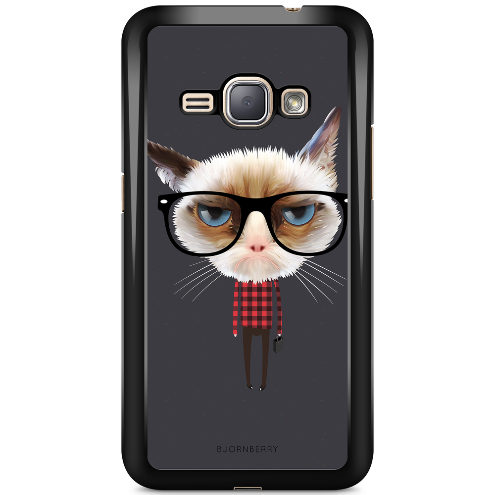 Samsung Galaxy J1 (2016) Case - Hipster Cat