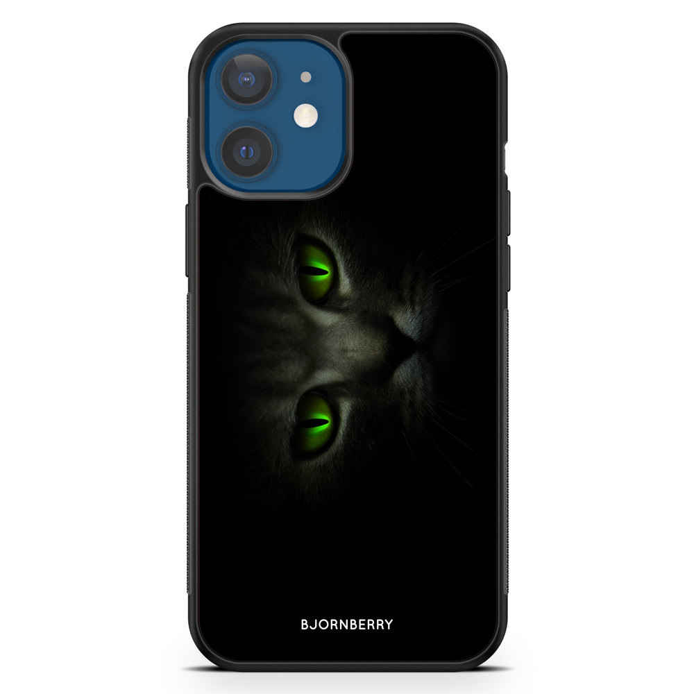 iPhone 12 Mini Case - Green Cat Eyes