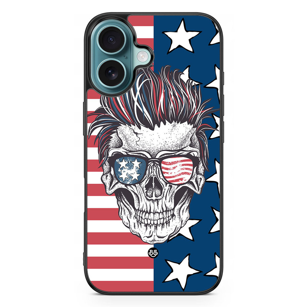 iPhone 16 Case - USA Skull
