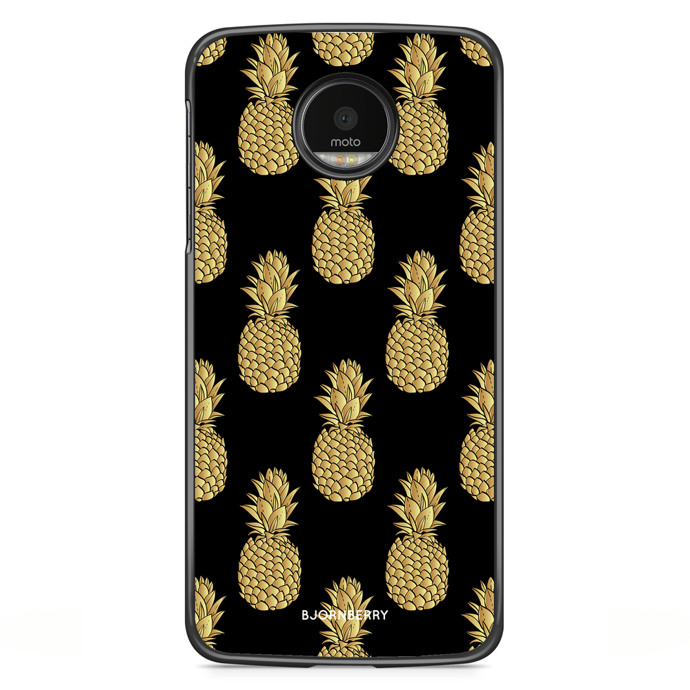 Motorola Moto G5S Plus Case - Gold Pineapples