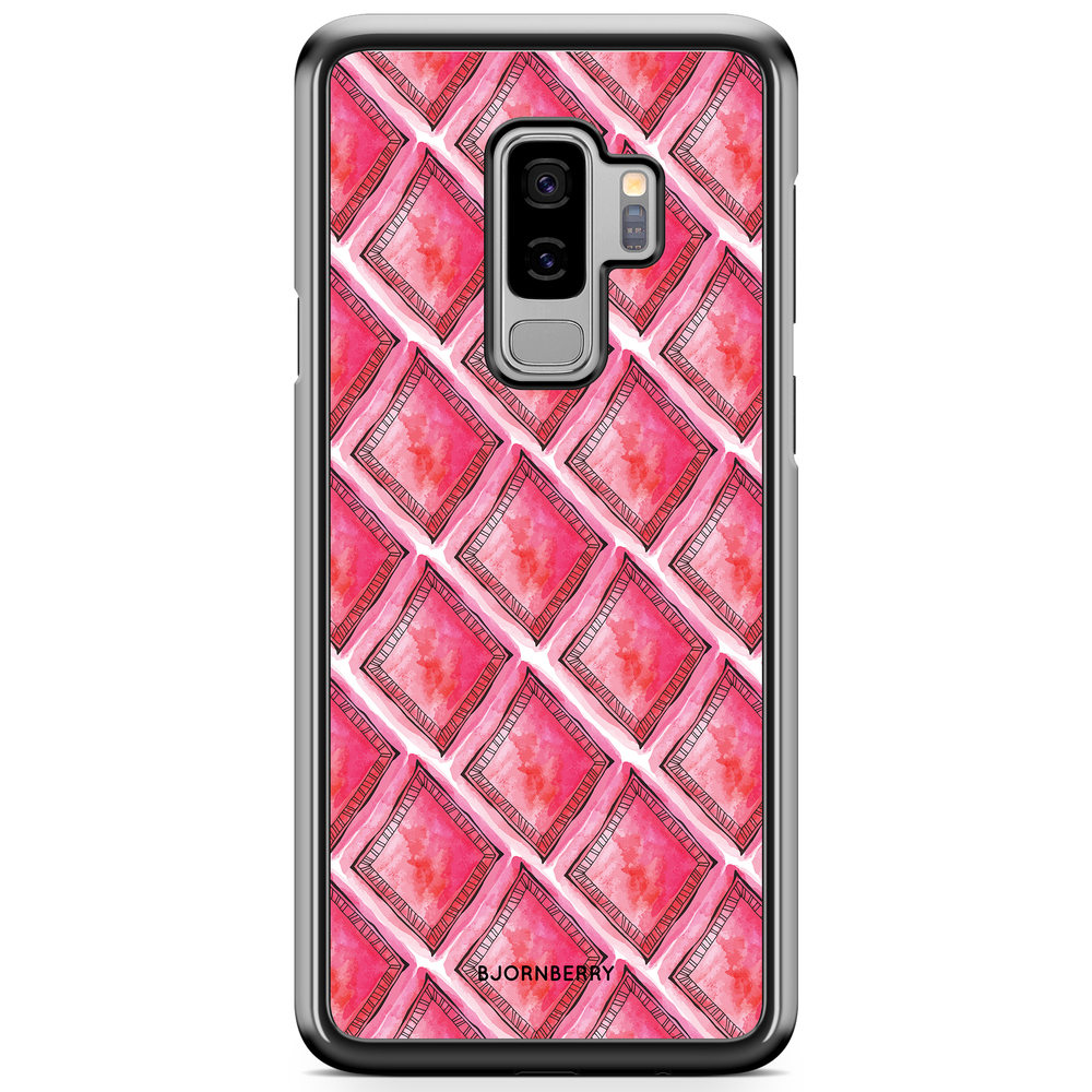 Samsung Galaxy S9 Plus Case - Red Rhombus