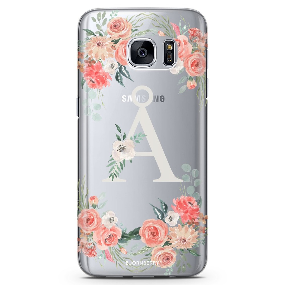 Samsung Galaxy S7 Genomskinligt Skal - Monogram Å | Mobilskal & Mobilfodral BJORNBERRY