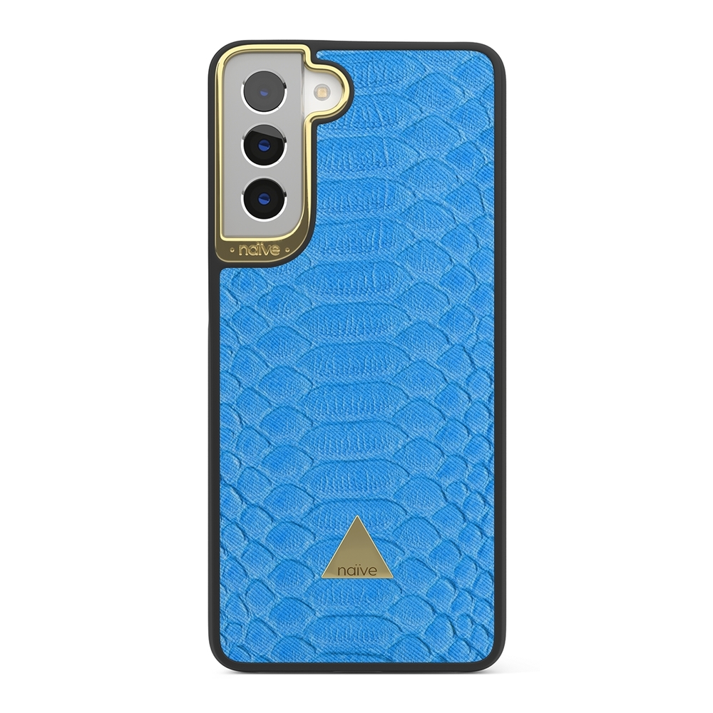 Naive Samsung Galaxy S21 Case - Indigo Snake
