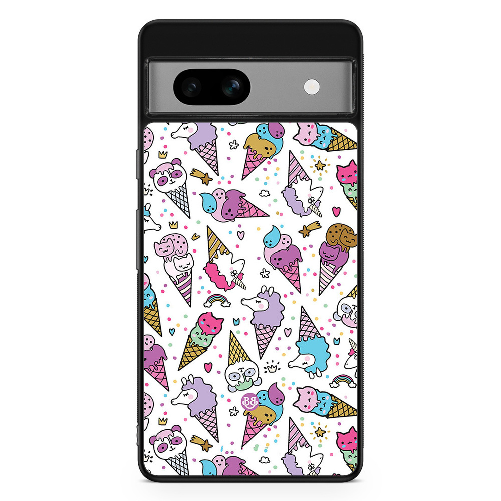 Google Pixel 7a Case - Unicorn Ice Creams