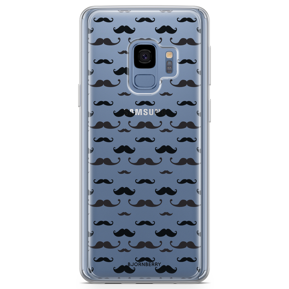 Samsung Galaxy S9 Fashion Case - Mustache Pattern