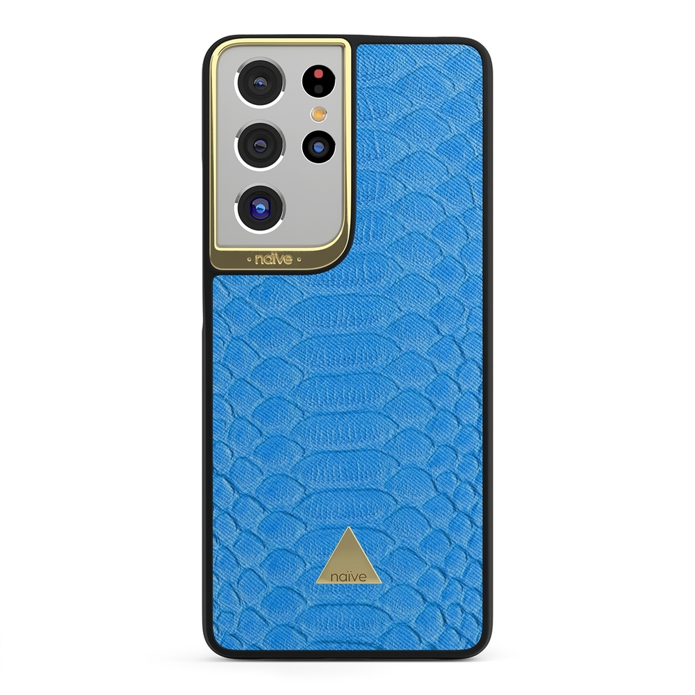 Naive Samsung Galaxy S21 Ultra Case - Indigo Snake