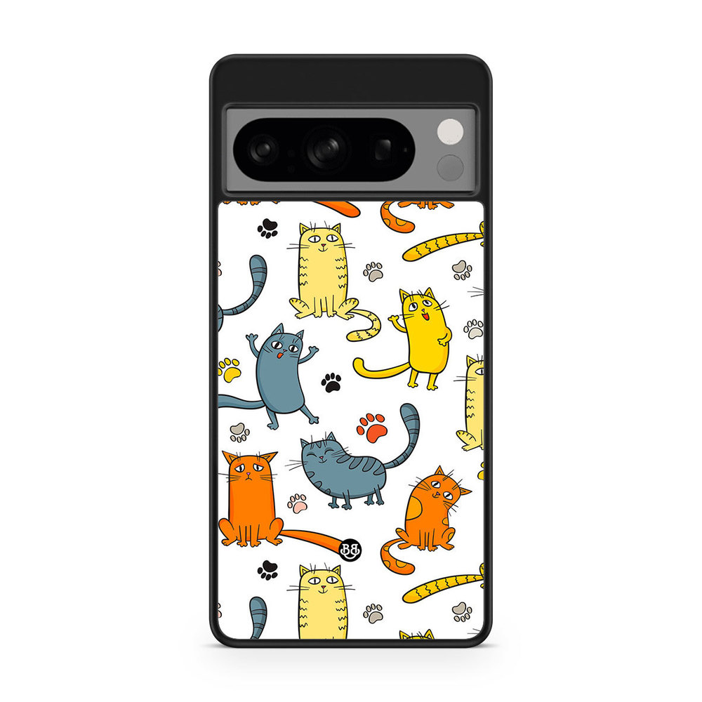 Google Pixel 8 Pro Case - Cat Pattern