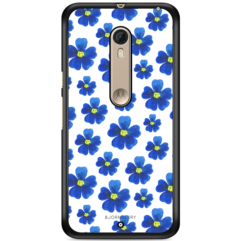 Moto X Style Case - Blue Flowers