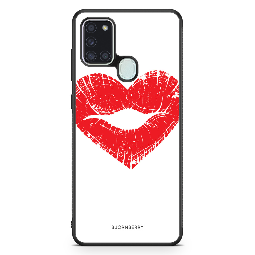 Samsung Galaxy A21s Case - Heart Lips